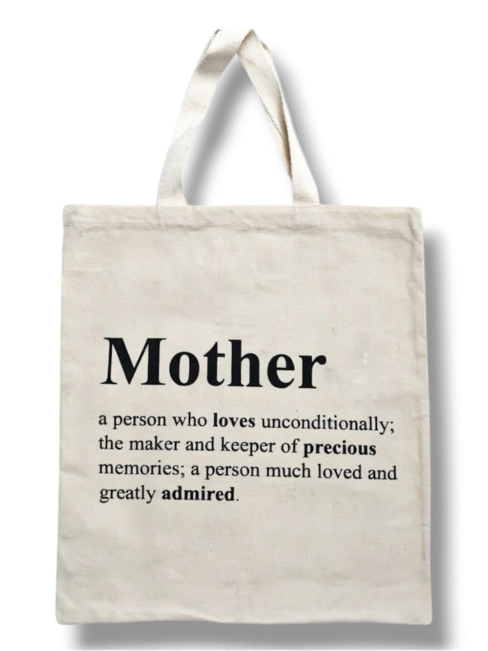 Mother Definition Mother's Day Canvas Tote Bag - NWT